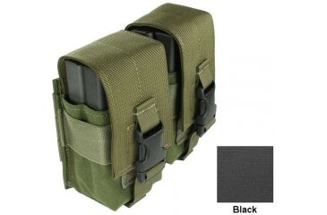 Image of Specter Gear MOLLE/ PALS Compatible Modular 7.62 NATO 20rd. Magazine Enhanced Quad Magazine Pouch,Black 751 BLK
