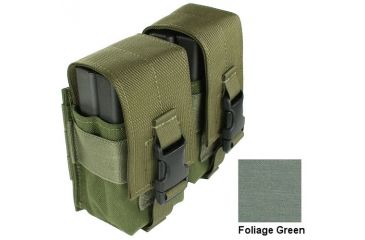 Image of Specter Gear MOLLE/ PALS Compatible Modular 7.62 NATO 20rd. Magazine Enhanced Quad Magazine Pouch,Foliage Green 751 FG