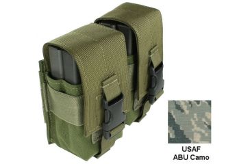 Image of Specter Gear MOLLE/ PALS Compatible Modular 7.62 NATO 20rd. Magazine Enhanced Quad Magazine Pouch,USAF ABU Camo 751 ABU