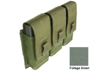 Image of Specter Gear MOLLE/ PALS Compatible Modular 7.62 NATO 20rd. Magazine Triple Pocket Triple Magazine Pouch,Foliage Green 747 FG