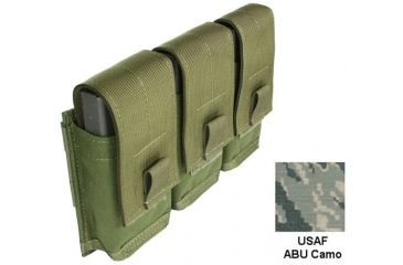 Image of Specter Gear MOLLE/ PALS Compatible Modular 7.62 NATO 20rd. Magazine Triple Pocket Triple Magazine Pouch,USAF ABU Camo 747 ABU