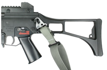 Image of Specter Gear Raider 2 Point Tactical Sling, HK G36 / HK UMP45 UMP45, Braided Lanyard, Emergency Release, Olive Drab Green, 552 OD-ERB-BL