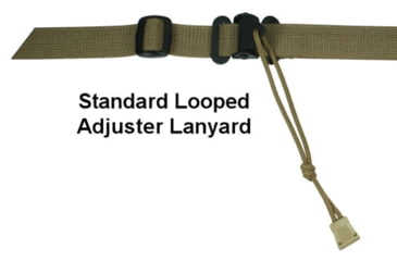 Image of Specter Gear Raider 2 Point Tactical Sling, M-16 / AR-15, standard fixed stock, Braided Lanyard, Emergency Release, Black, 532 BLK-ERB-BL