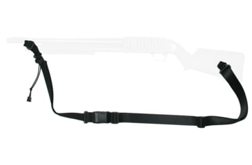 Image of Specter Gear Raider 2 Point Tactical Sling, Mossberg 500 / Maverick 88, Magpul SGA Stock, Braided Lanyard, Emergency Release, Olive Drab Green, 775 OD-ERB-BL