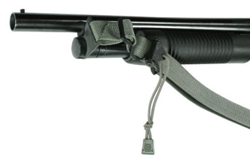 Image of Specter Gear Raider 2 Point Tactical Sling, Mossberg 500 / Maverick 88, standard fixed stock, Braided Lanyard, Emergency Release, Black, 540 BLK-ERB-BL