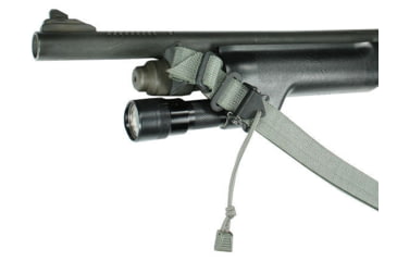 Image of Specter Gear Raider 2 Point Tactical Sling, Mossberg 590 / 590A1, Bantam reduced length of pull stock, Braided Lanyard, Emergency Release, Black, 542 BLK-ERB-BL