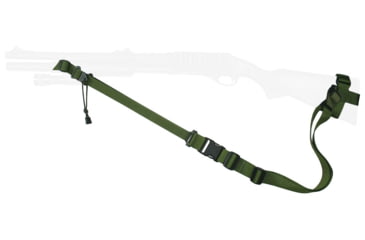 Image of Specter Gear Raider 2 Point Tactical Sling, Remington 870 &amp; 11/87, standard fixed stock, Braided Lanyard, Emergency Release, Olive Drab Green, 538 OD-ERB-BL