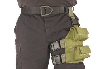 Image of Specter Gear Shot Shell Tactical 20 round 12 Gauge shotgun Shell Thigh Pouch, Foliage Green
