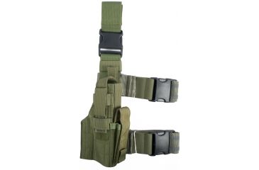Image of Specter Gear Tactical Thigh Holster, Sig P226 / P220, 4.4 bbl, Right Hand - OD Green