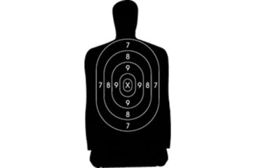 Image of Speedwell Targets Official NRA Police Qualification Silhouette Police Silhouette Reduced 25 yd. 500/Pack, B 34