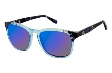 Image of Sperry Top-Sider CRYSTAL COVE Sunglasses - Frame CRYSTAL BLUE, Lens Color Blue Flash, Size 54/18mm SPCRYSTALCOVE02