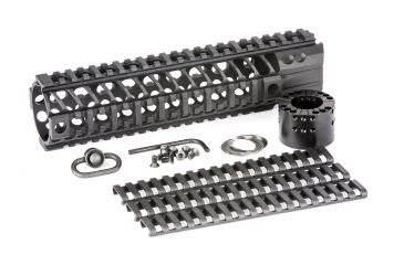 Image of Spikes SAR2109 BAR2 Quad Rail AR-15 9 Aluminum Black