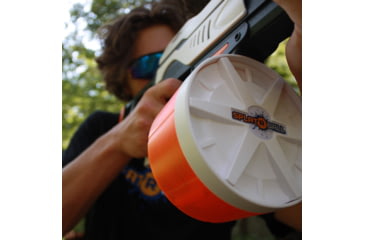 Image of SPLAT R Ball SRB1200 Full Auto Electric Rechargeable Soft Water Bead Blaster Kit, White/Black/Orange, 950003