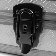 Image of Sportlock AlumaLock Double Rifle/Shotgun Side-by-Side Case,16.3x17.1x8.8in,Gray 00015G