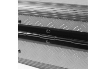 Image of Sportlock AlumaLock Double Rifle/Shotgun Side-by-Side Case,16.3x17.1x8.8in,Gray 00015G