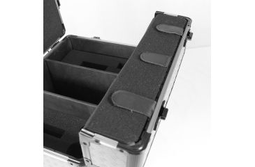 Image of Sportlock AlumaLock Double-Topped Handgun Range Case,12.4x13.2x9.3in,Gray 00012G