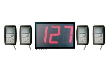 Image of Sports Radar Nfsc IV Quad Radars, Dl834 Led Display, Four Nfsc Tour Radar Units w/ 25in Cat5 Cable Each NFSC IV