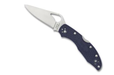 Image of Spyderco Byrd Meadowlark2 Blue Frn Plainedge, BY04PBL2