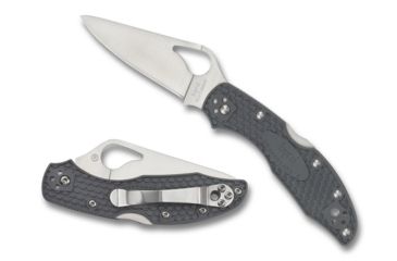 Image of Spyderco Byrd Meadowlark2 Blue Frn Plainedge, Gray, BY04PGY2
