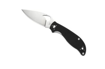 Image of Spyderco Raven 2 G-10 Plain Edge Folding Knife, Black BY08GP2