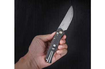 Image of SRM Knives 255L Ambi Lock CF, SRM255LCB2