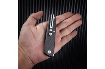 Image of SRM Knives Qrick Linerlock Blk G10/CF, SRM408LKB