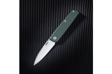 Image of SRM Knives Qrick Linerlock Green/Org, SRM408LGX