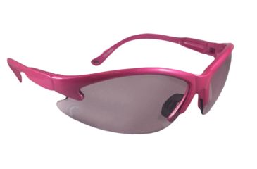 Image of SSP Eyewear Bullchukar Sportsman Hunting Glasses, Hot Pink Frame, Rose Anti-Fog Lens 011711955510
