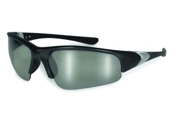 Image of SSP Eyewear Entiat CF Shooting Sunglasses, Black Frame, Mirrored Lens 011711951543