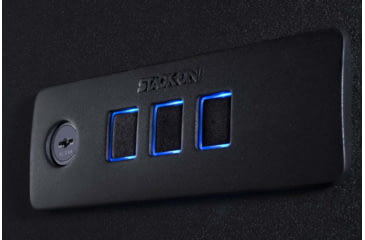 Image of Stack-On Biometric Gun Safe Electronic Keypad Steel, Black, Small, QAS-1845-E