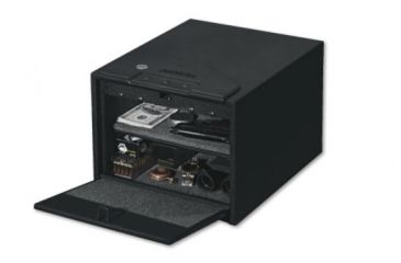 Image of Stack-On Quick Access Safe with Electronic Lock, Black, Small QAS-450-DS