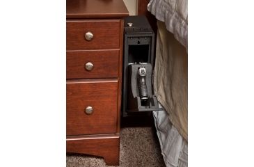 Image of Stack-On Single Pistol Quick Access Safe,Matte Black QAS-1514