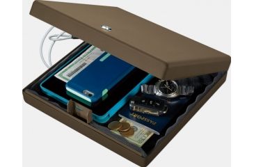 Image of Stack-On Large Portable Case w/Key Lock,Matte Black PC-125K-S
