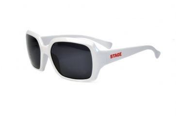 Image of Stage Prestige Sunglasses White Frame Smoke Lens STG3119WS