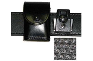 Image of Stallion Leather Single Taser Cartridge Holder, Basket Weave - ATH-2-B2