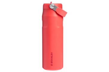 Image of Stanley IceFlow 2.0 Bottle w/Flip Straw Lid, Hot Coral, 24 oz/0.71 L, 10-11283-094