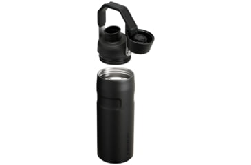 Image of Stanley The IceFlow Fast Flow 16 oz Bottle with Fast Flow Lid, Black 2.0, 16 oz / 0.47 L, 10-11286-038