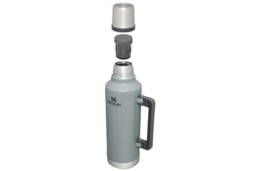 Image of Stanley The Legendary Classic Bottle - 2.5qt, Hammertone Silver, 2.5 QT/2.3 L, 10-11349-002
