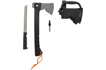 Image of Stansport Camping Axe &amp; Saw Multitool, Black, 14L x 5.5W x 1H, P-40