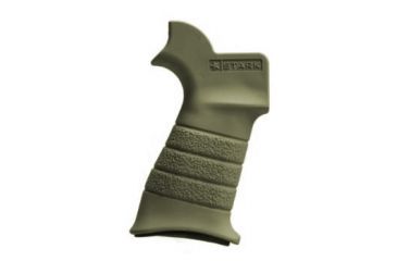 Image of Stark Equipment AR Rifle Grip, with Hook Mount, Green ANG-HM-GR
