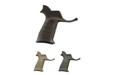 Image of Stark ONE AR-15 Pistol Grip With CR123A Battery Storage Black SE1-AR-BL-AA, Black, Flat Dark Earth, OD Green