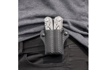 Image of StatGear Kydex Sheath for Gerber Suspension, Carbon Fiber Black, GSUSP-CF-BLK