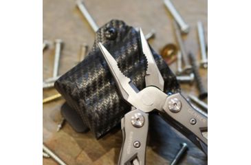 Image of StatGear Kydex Sheath for Gerber Suspension, Carbon Fiber Black, GSUSP-CF-BLK