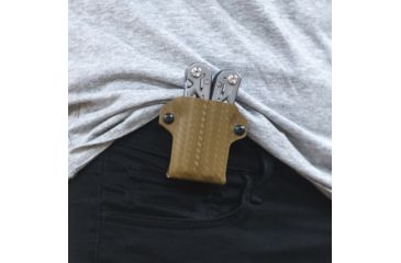 Image of StatGear Kydex Sheath for Gerber Suspension, Carbon Fiber Brown, GSUSP-CF-BRN