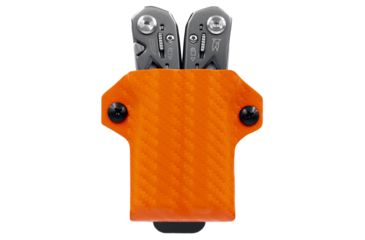 Image of StatGear Kydex Sheath for Gerber Suspension, Carbon Fiber Orange, GSUSP-CF-ORNG