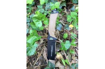 Image of StatGear Surviv-All Outdoor Knife with Firestarter, Sharpener and Cord Cutter, Brown 99416