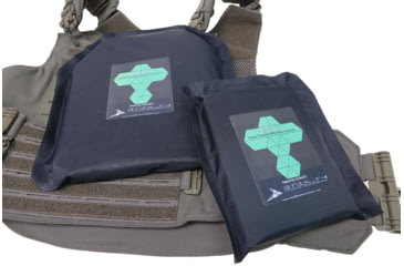Image of Stealth Armor Systems Hexar B4C Level 3 Stand Alone Flex Plate, Black, 6 x 8, HXT2P-B4C-FP-6x8