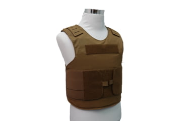 Image of Stealth Armor Systems HFRAS Patrol Vest Standard Carrier, Coyote Brown, Small, HXT1P-PV-SM-CB-STD