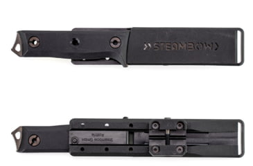 Image of Steambow K2 3.94in Fixed Blade Knife, Polymer, Silver/Black, 0000756