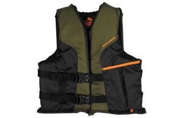 Image of Stearns PFD 4120 Sportsmans Green/Black Youth Vest 187810